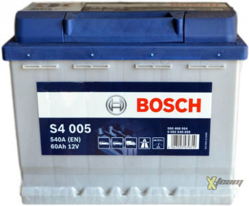 Аккумулятор BOSCH S4 Silver 60Ah EN 540