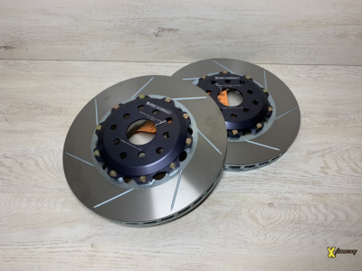 Диск тормозной передний левый (с насечкой) GIRODISC для SUBARU STI