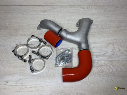 Установочный комплект Y- pipe WRX/STI красный