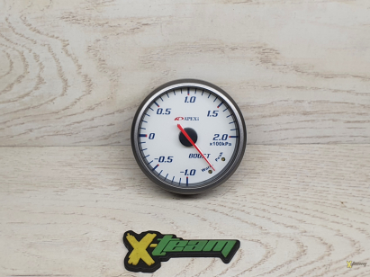 Дополнительный прибор Boost Apexi White 60 mm