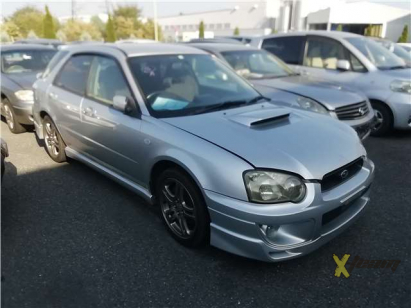 Губа переднего бампера + губа заднего бампера Impreza G11 03-05 wagon