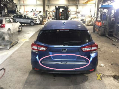 Защитная накладка заднего бампера Impreza wagon G14 2017+