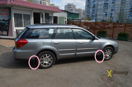Комплект брызговиков 4 шт. OBK B13