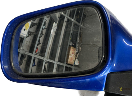 Зеркало левое Impreza 00-02 цельная накладка (подогрев)