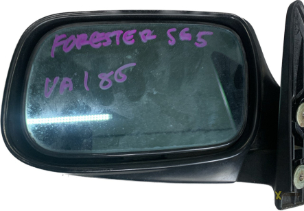 Зеркало левое Forester 04-05 с вставкой черная (подогрев)