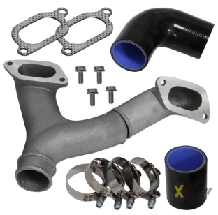 Установочный комплект Y- pipe WRX/STI чёрный